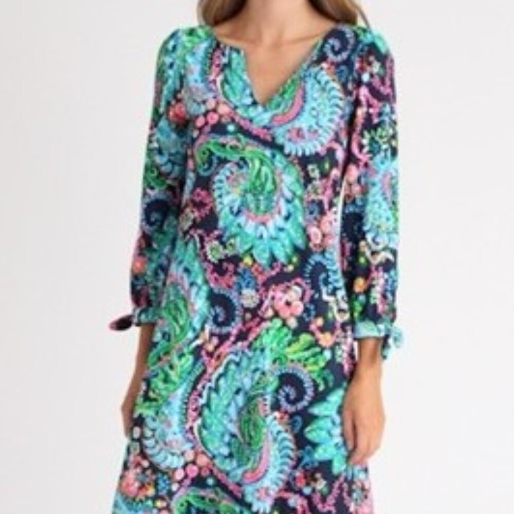 LILLY PULITZER CATH DRESS - TAKE ME TO THE SEA